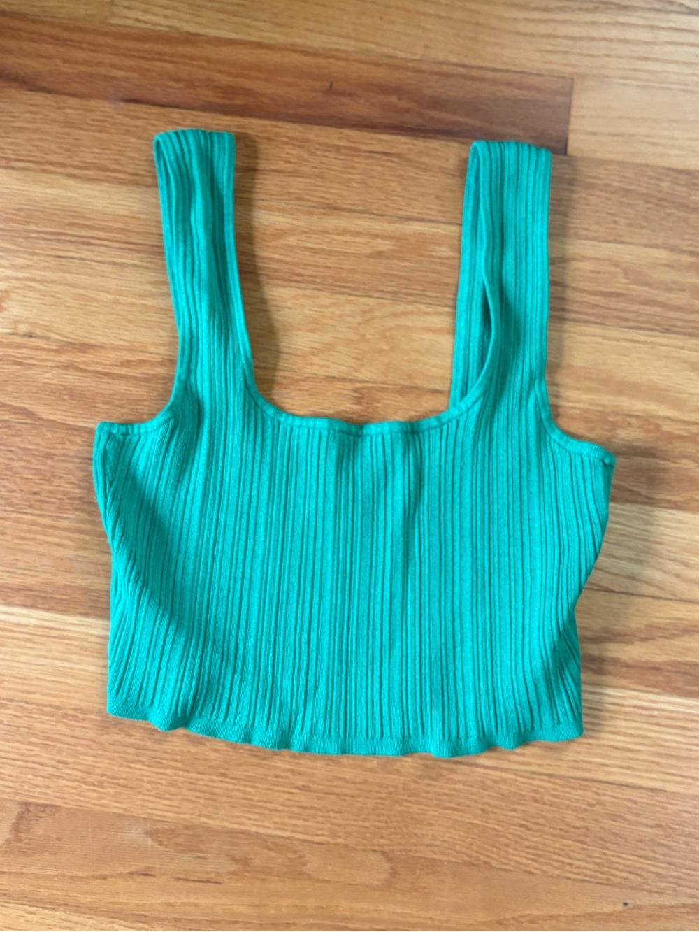 H&M Green Crop Top